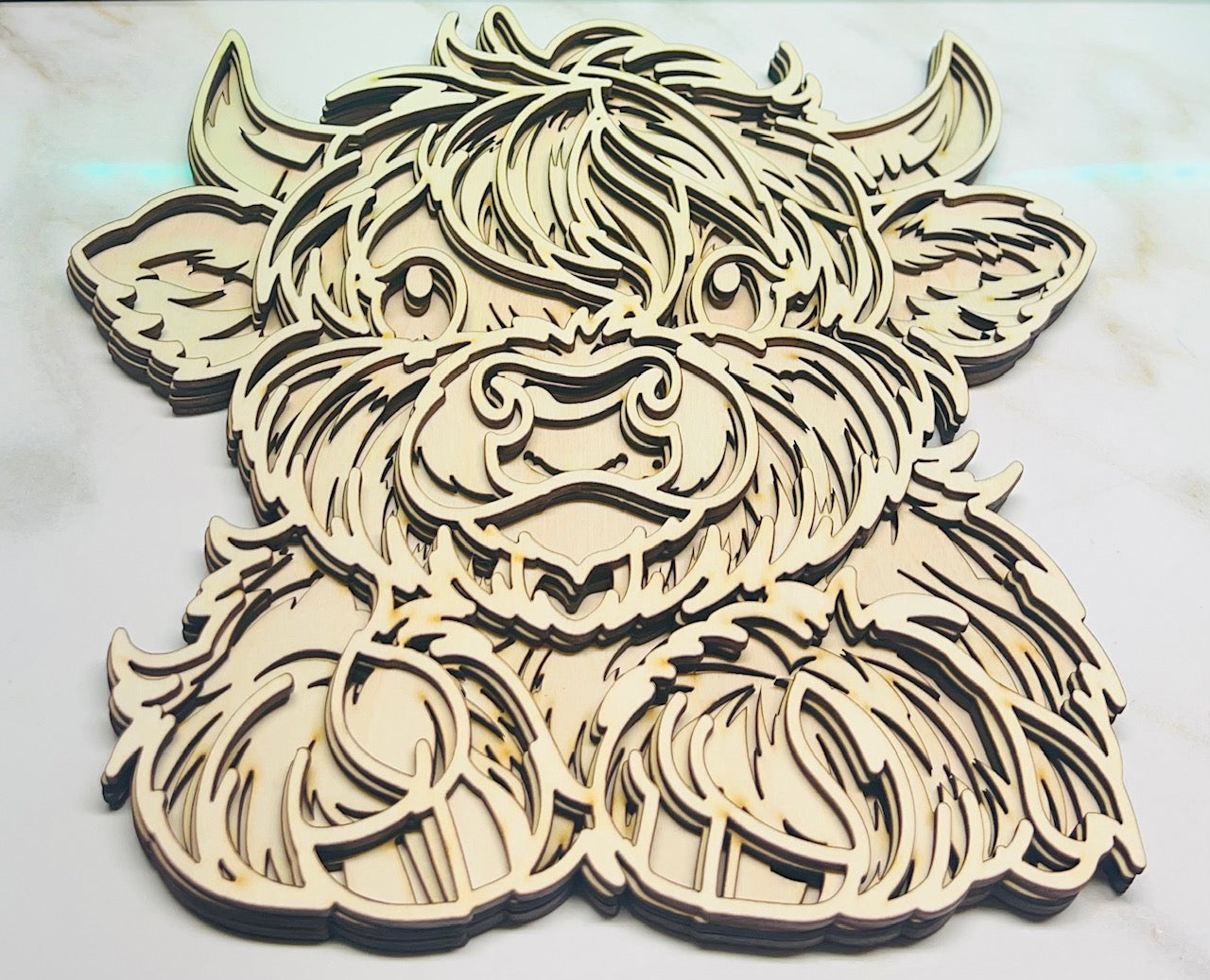 Highland Cow (Layered)