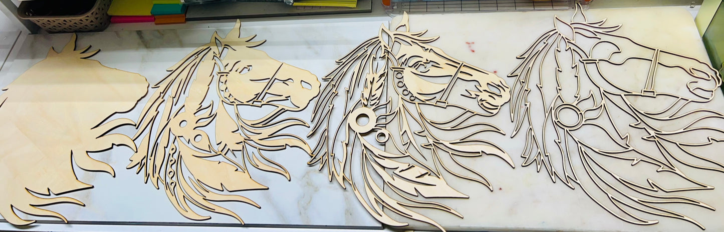 Horse Head -2 (Layered)