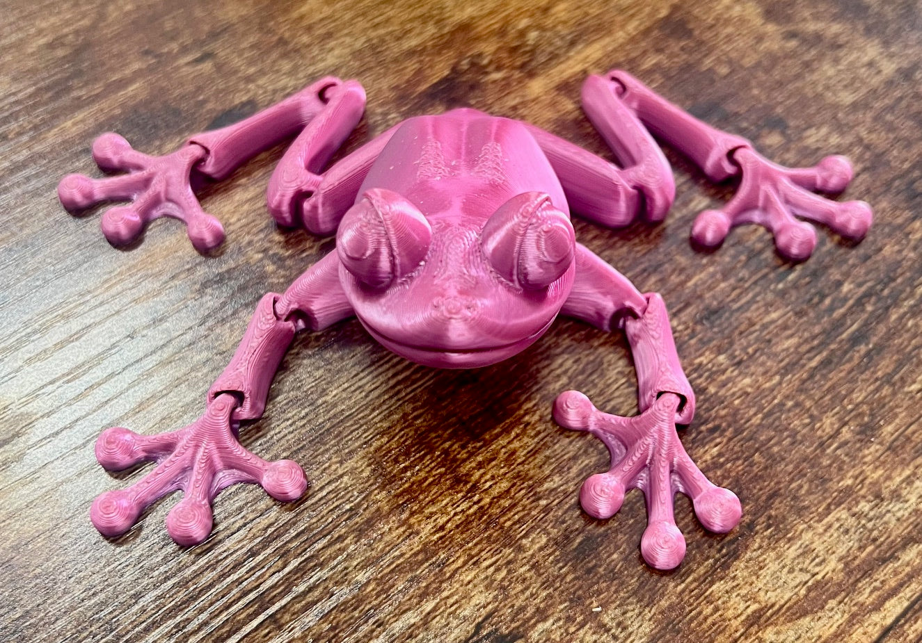 3D Frog (Dark Pink)