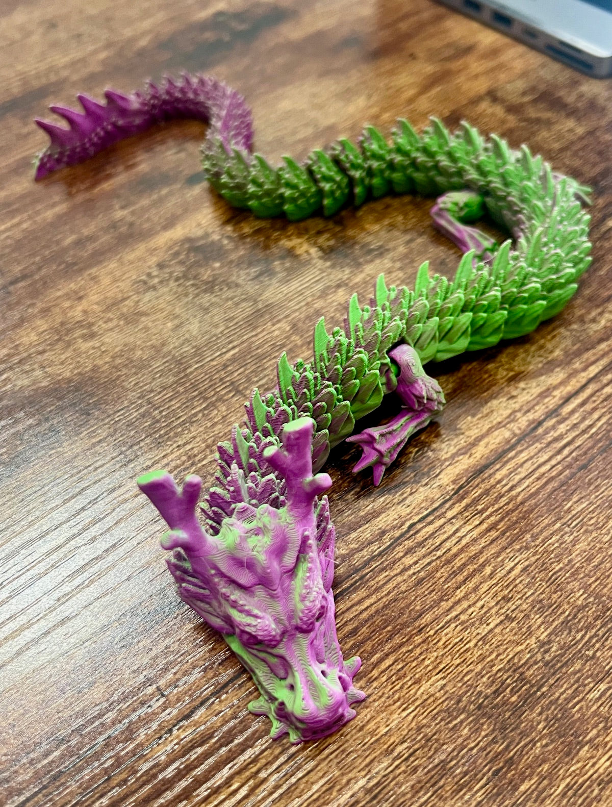 3D Dragon (Multi Purple/Green)
