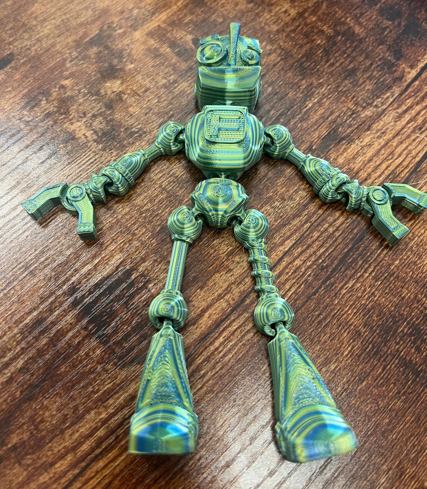 3D Robot (Multi Green/Blue)