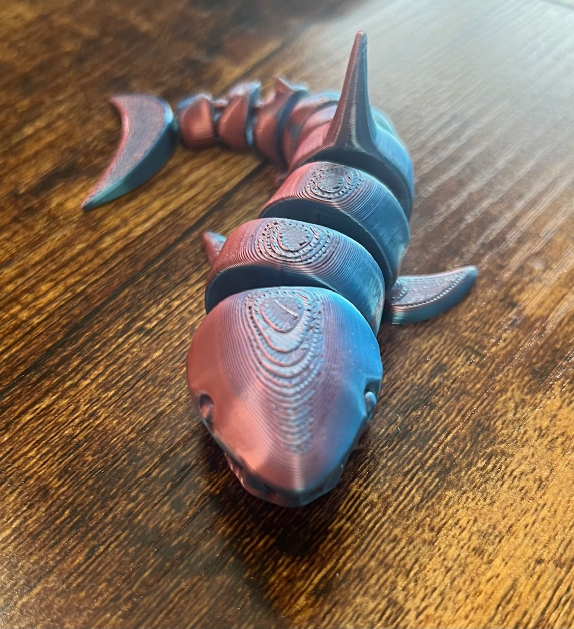 3D Shark (Multi Pink/Blue)
