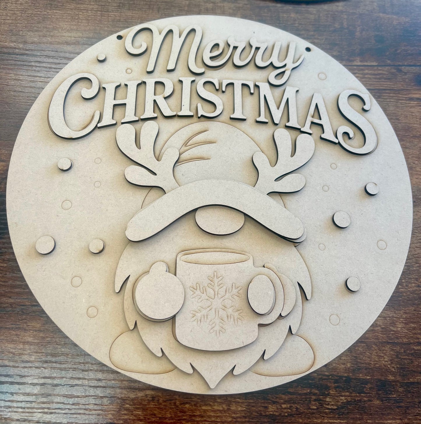 Christmas Gnome Door Hanger