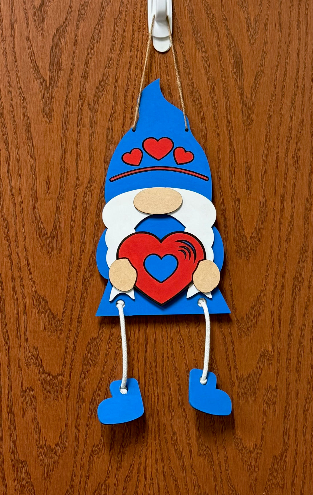Medium Gnome Door Hanger (Painted)