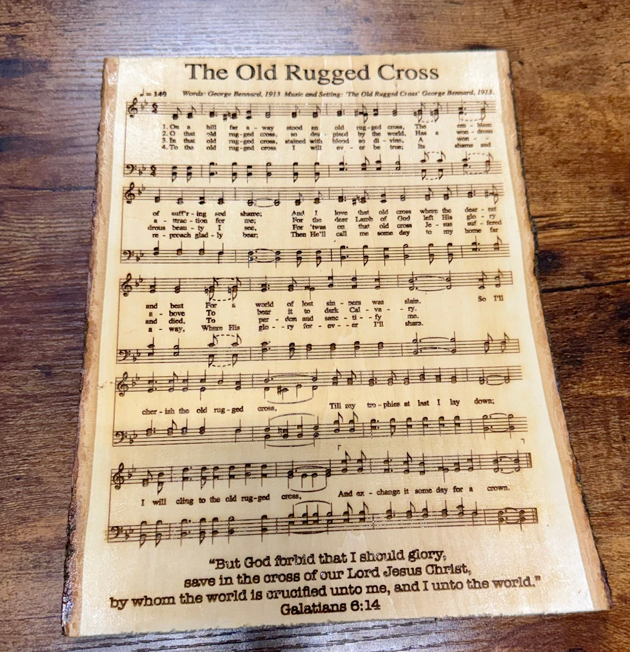 The Old Rugged Cross Wall Hanging