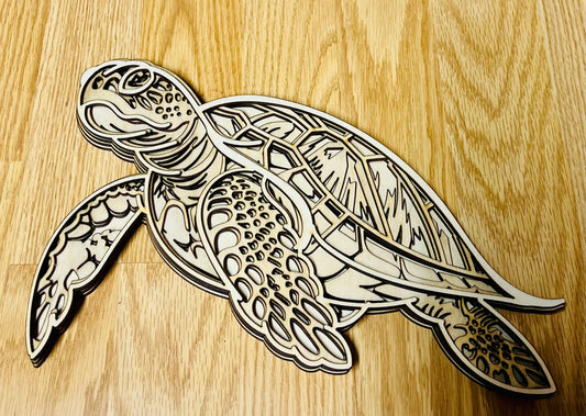 Sea Turtle (Layered)