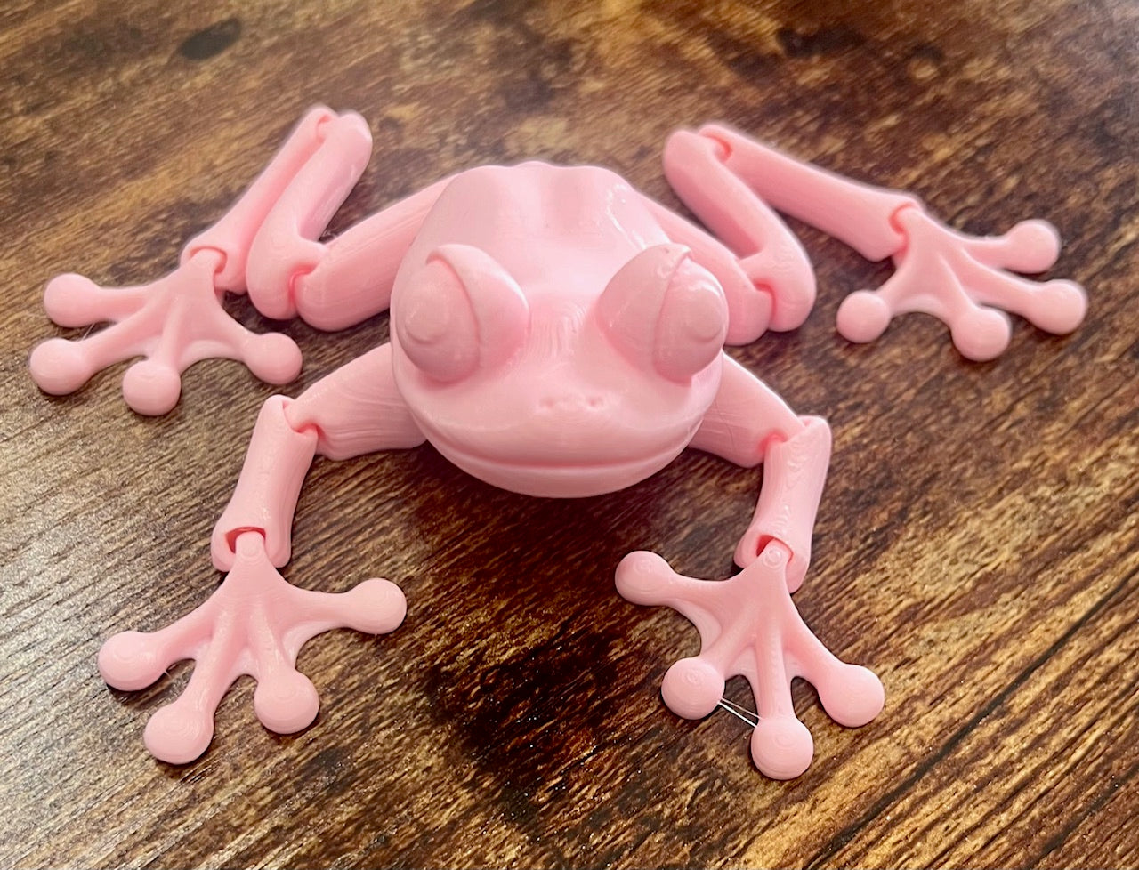 3D Frog (Light Pink)