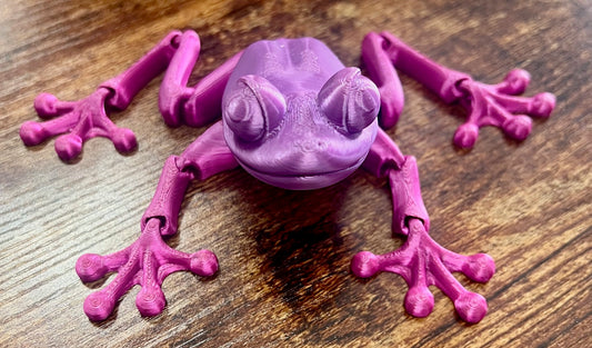 3D Frog (Multi Pink/Purple)