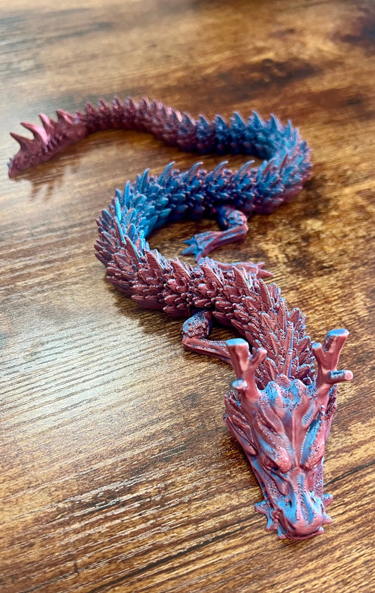 3D Dragon (Multi Blue/Purple)