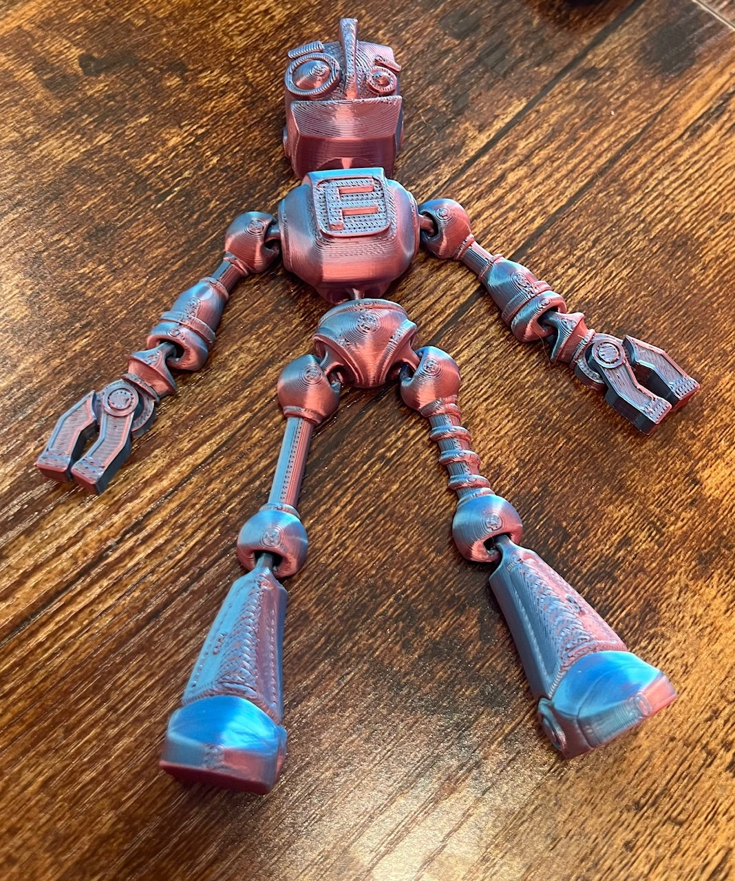 3D Robot (Multi Blue/Pink)