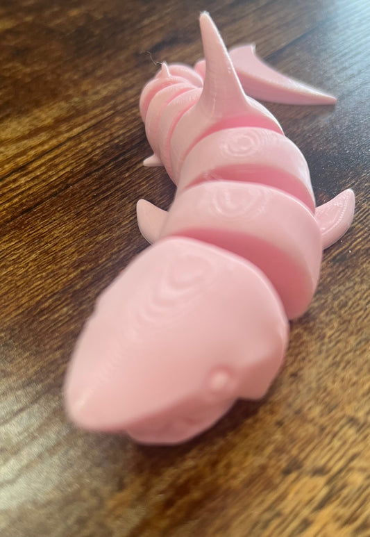 3D Shark (Pink)