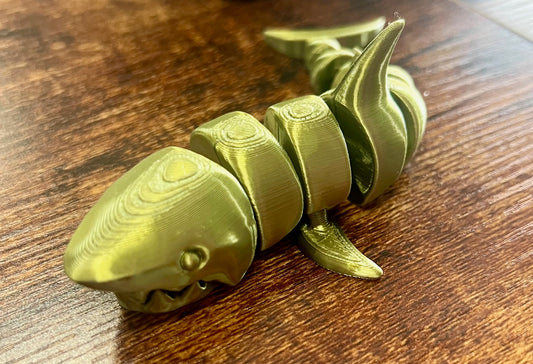 3D Shark (Lime Green)