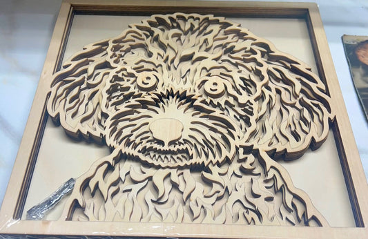 Poodle Framed (Layered)