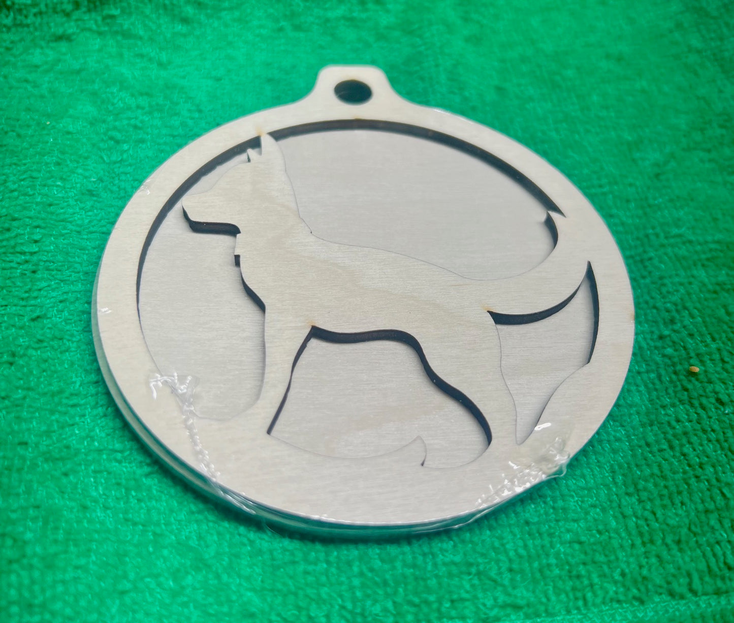 Dog Ornament Blank 2025