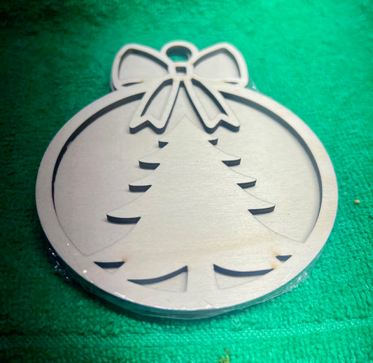 Christmas Tree Ornament Blank 3D