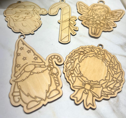 Christmas Ornament Blank Bundle 2025