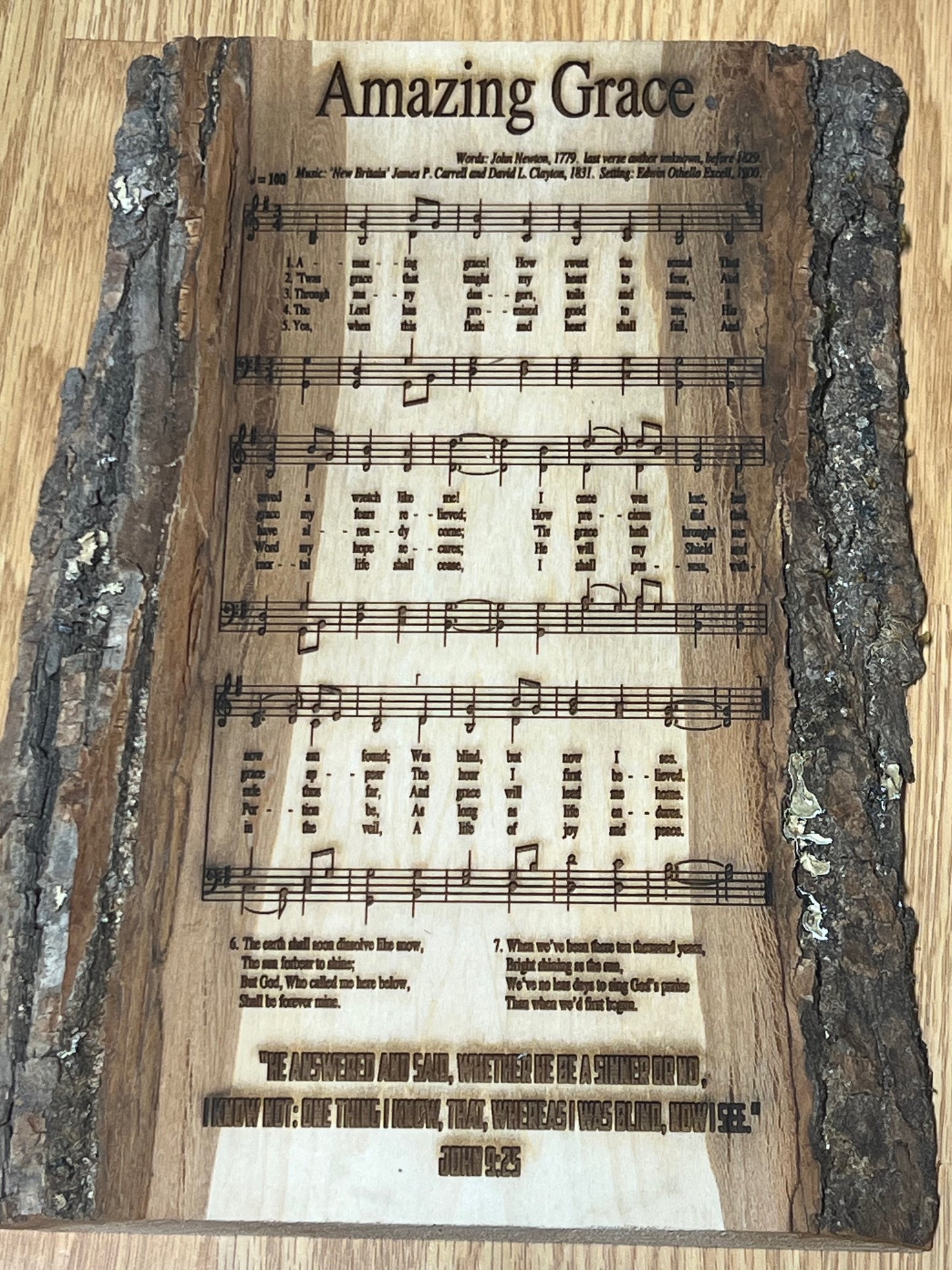 Amazing Grace Hymn Wall Hanging