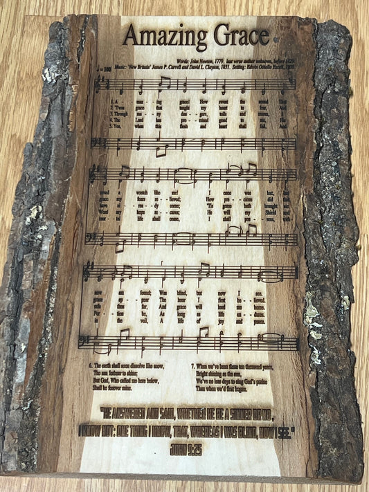 Amazing Grace Hymn Wall Hanging