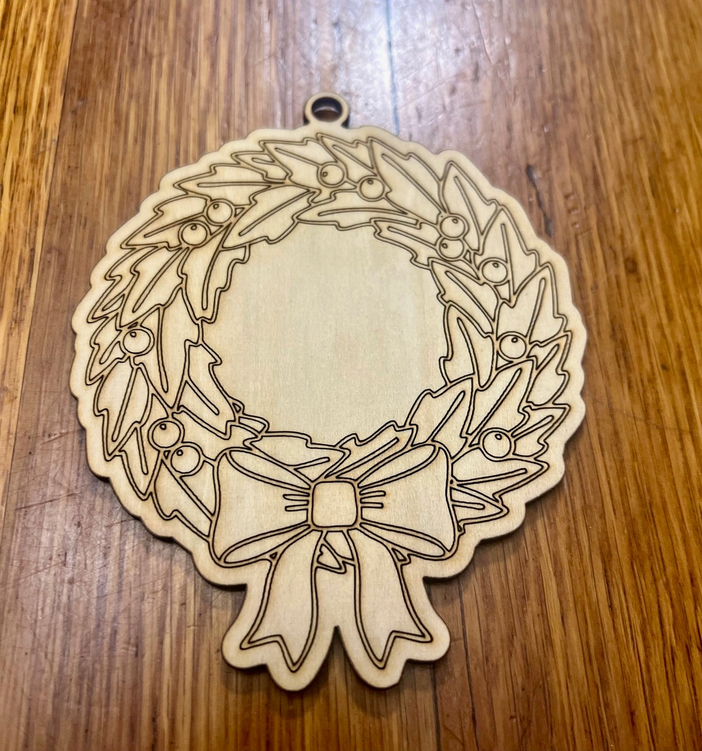 Wreath Ornament Blank 2025